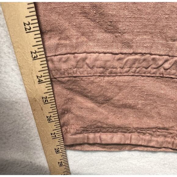 Christy Allen Women’s Linen Pant Size‎ L Waistband Button Front Made in USA - Picture 7 of 12